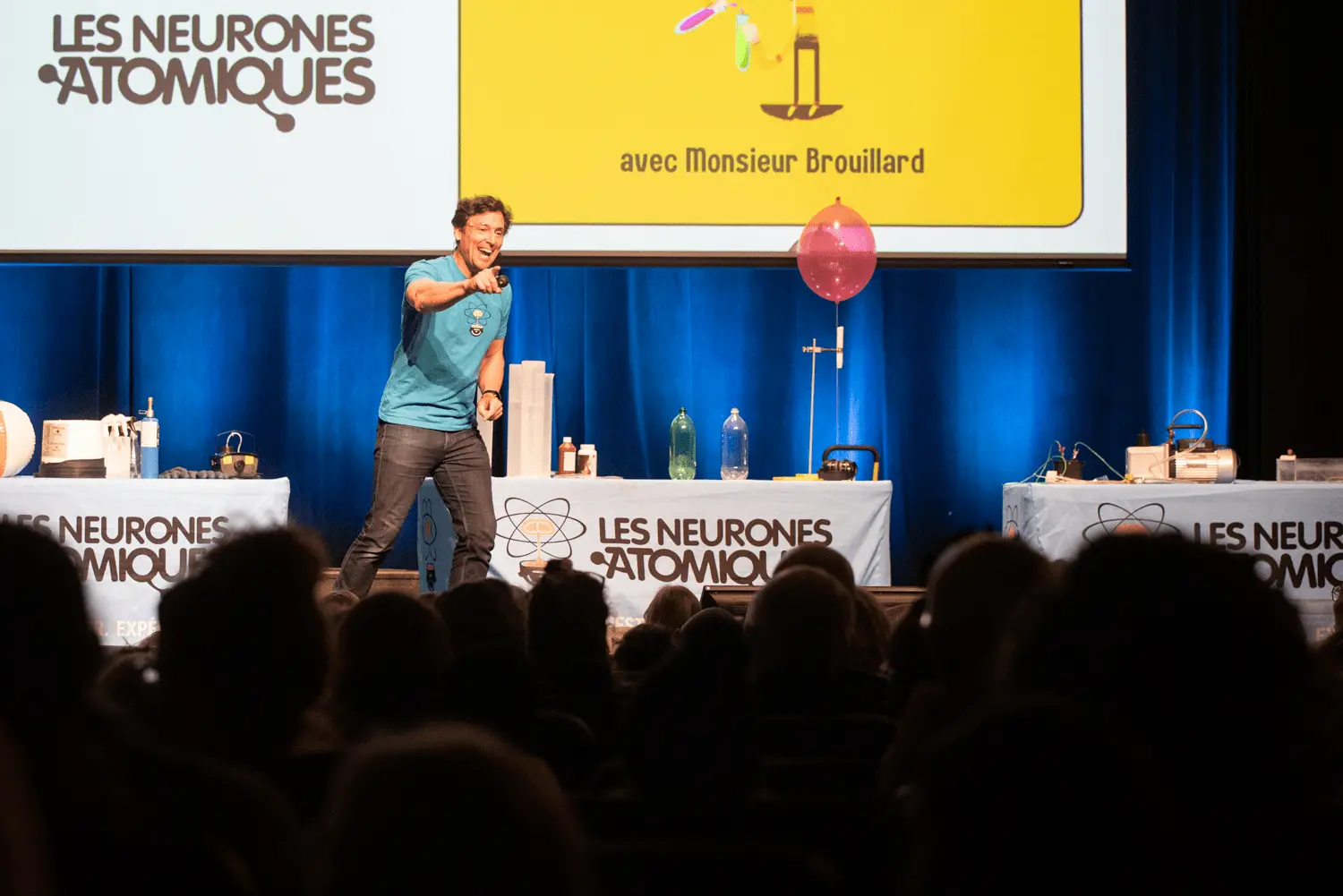 Presentation scientifique devant public